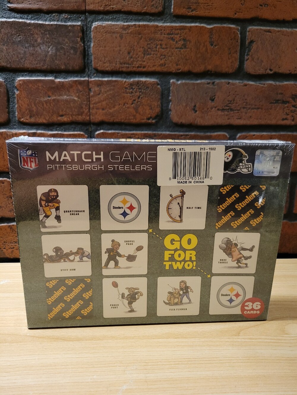 Pittsburgh Steelers NFL Match Game Card Game New With Tags